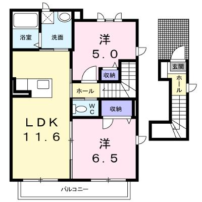 エスポワール和 201【管理NO：1-099205401-02010】 ★家具家電は申し込み後に搬入しますの外観画像