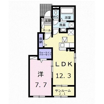 アトリオ 101【管理NO：1-027142801-01010】 ★家具家電は申し込み後に搬入しますの外観画像