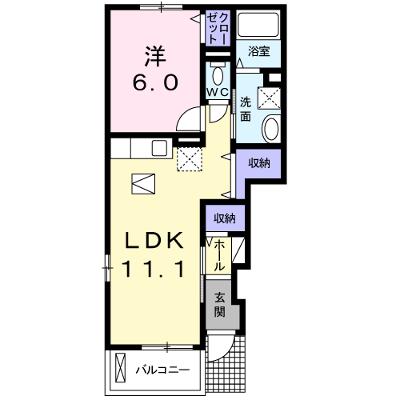 パルタージＡ 101【管理NO：1-020491901-01010】 ★家具家電は申し込み後に搬入します★の外観画像