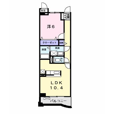 フロレジャール 102【管理NO：1-017074301-01020】 ★家具家電は申し込み後に搬入しますの外観画像