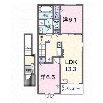 セシル 206【管理NO：1-027477501-02050】 ★家具家電は申し込み後に搬入しますの外観画像