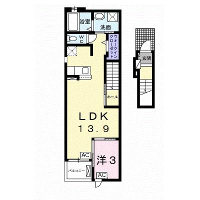 彦内南 202【管理NO：1-027340101-02020】 ★家具家電は申し込み後に搬入しますの外観画像