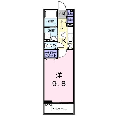 Ｌａ　Ｖｉｄａ 102【管理NO：1-014816501-01020】 ★家具家電は申し込み後に搬入しますの外観画像