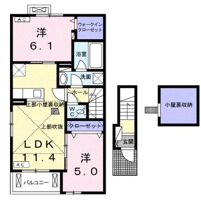 ＭＩＹＡＵＲＡ　Ⅱ 201【管理NO：1-021732602-02010】 2026年06月下旬入居可能の外観画像