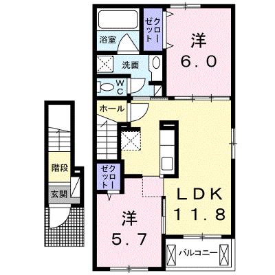 ルピナス　Ⅱ 202【管理NO：1-021147602-02020】の外観画像