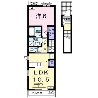 ルミエール 206【管理NO：1-020955901-02050】 ★家具家電は申し込み後に搬入しますの外観画像