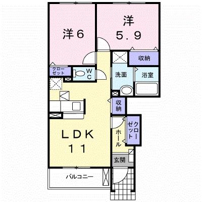 カルム　ハーネス　Ｂ棟 101【管理NO：1-014870602-01010】 ★家具家電は申し込み後に搬入しますの外観画像
