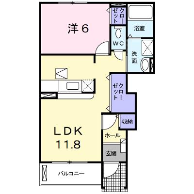 フジⅠ　Ａ 103【管理NO：1-014563301-01030】 ★家具家電は申し込み後に搬入しますの外観画像