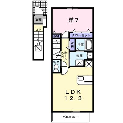 リーフィ弐番館Ｂ 201【管理NO：1-014324002-02010】 ★家具家電は申し込み後に搬入しますの外観画像