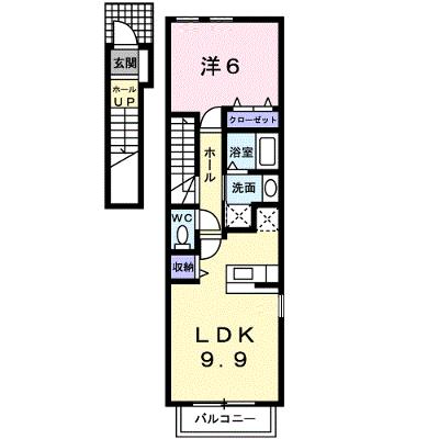 ミッドランドクレスト 201【管理NO：1-014276701-02010】 ★家具家電は申し込み後に搬入しますの外観画像