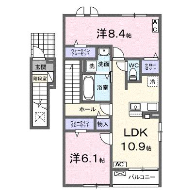 グルー・リゾン 201【管理NO：1-027828602-02010】 ★家具家電は申し込み後に搬入します 2026年08月下旬入居可能の外観画像