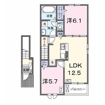 シルキー　ピーク 205【管理NO：1-027389301-02040】 ★家具家電は申し込み後に搬入しますの外観画像