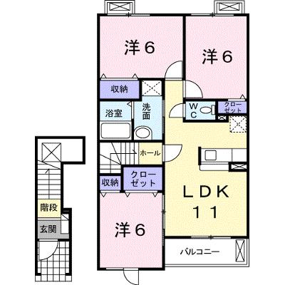 パルティール 202【管理NO：1-014678701-02020】 ★家具家電は申し込み後に搬入します★の外観画像