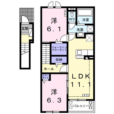 ＦｅｌｉｃｅⅡ（フェリーチェ） 202【管理NO：1-026779202-02020】 2026年07月中旬入居可能の外観画像
