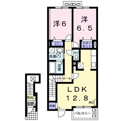 グリーンローズＡ 203【管理NO：1-015388801-02030】 ★家具家電は申し込み後に搬入します 2026年09月中旬入居可能の外観画像