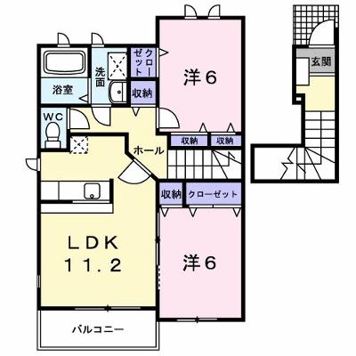 コートデイジーＢ 203【管理NO：1-015004102-02030】 ★家具家電は申し込み後に搬入します 2026年07月中旬入居可能の外観画像