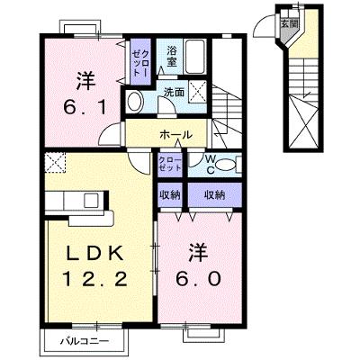 サニーヒルズ　Ａ 202【管理NO：1-010731901-02020】 ★家具家電は申し込み後に搬入します★の外観画像