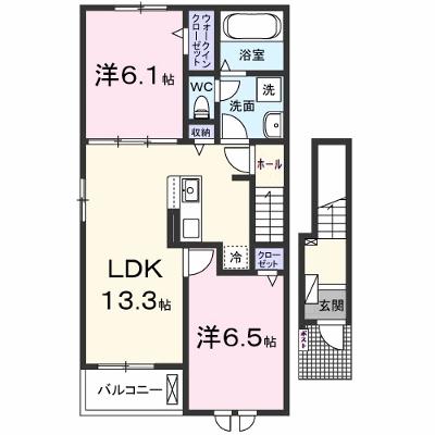 カウンシルヴェールⅡ 201【管理NO：1-028425102-02010】 ★家具家電は申し込み後に搬入します 2026年09月上旬入居可能の外観画像