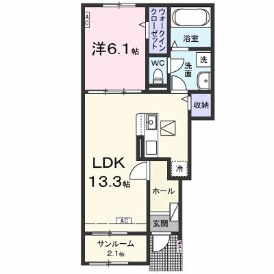 ベルカーナ　幸（コウ） 102【管理NO：1-028376201-01020】 2026年07月上旬入居可能の外観画像