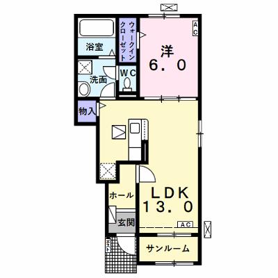 グローブ　Ｂ 105【管理NO：1-027565302-01040】 ★家具家電は申し込み後に搬入しますの外観画像