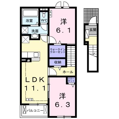 ＦｅｌｉｃｅⅡ（フェリーチェ） 203【管理NO：1-026779202-02030】 2026年09月中旬入居可能の外観画像