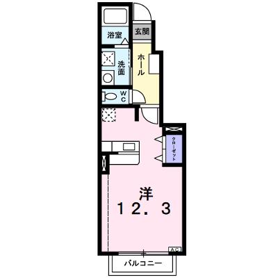 リバーサイド三城 103【管理NO：1-013883601-01030】 ★家具家電は申し込み後に搬入します 2026年07月中旬入居可能の外観画像