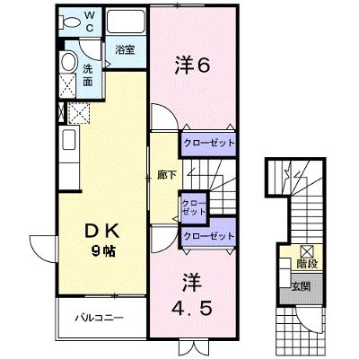 ナウビレッジＡ 201【管理NO：1-011673301-02010】 ★家具家電は申し込み後に搬入しますの外観画像