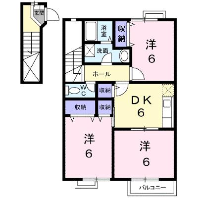 ソレアードＡ 201【管理NO：1-009663801-02010】 ★家具家電は申し込み後に搬入しますの外観画像