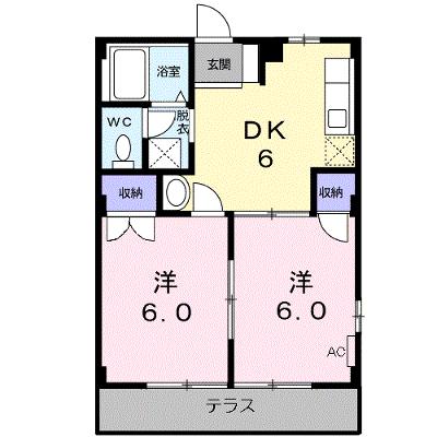 ドリーミー山中Ｃ 101【管理NO：1-005014903-01010】 ★家具家電は申し込み後に搬入しますの外観画像