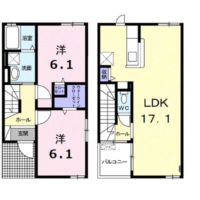 タカヴィレ 102【管理NO：1-027483501-01020】 ★家具家電は申し込み後に搬入します★ ★2026年08月中旬入居可能★の外観画像