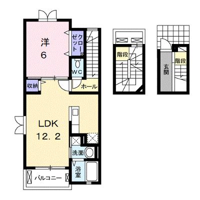 シャンゼリゼ　Ａ 303【管理NO：1-018939901-03030】 2026年07月中旬入居可能の外観画像