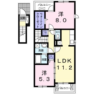 ハイツリー・バイオレット 201【管理NO：1-017505101-02010】 ★家具家電は申し込み後に搬入します★の外観画像