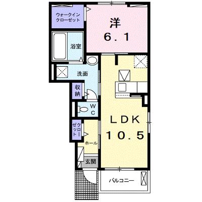 リファインⅢ 103【管理NO：1-024668001-01030】 ★家具家電は申し込み後に搬入しますの外観画像