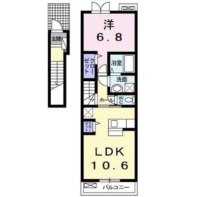 グランツ 202【管理NO：1-017954301-02020】 ★家具家電は申し込み後に搬入しますの外観画像