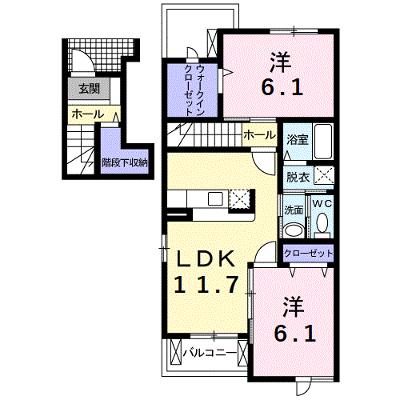 グラース　メゾン 201【管理NO：1-013029301-02010】 ★家具家電は申し込み後に搬入しますの外観画像