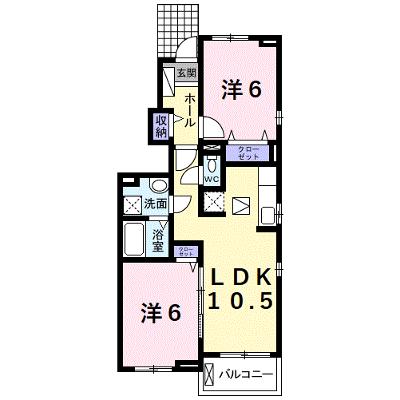 コート　ベルフィオーレ 101【管理NO：1-019601101-01010】 ★家具家電は申し込み後に搬入します 2026年07月上旬入居可能の外観画像