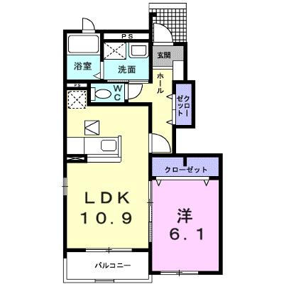プラシードⅡ 103【管理NO：1-016344401-01030】 ★家具家電は申し込み後に搬入します★の外観画像