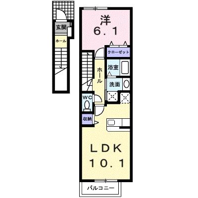 コルソプレッソ 202【管理NO：1-014886601-02020】 ★家具家電は申し込み後に搬入します★の外観画像