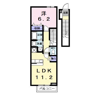 カーサ・ヴィオラ 202【管理NO：1-014045101-02020】 ★家具家電は申し込み後に搬入します★の外観画像