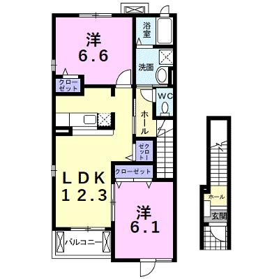 マ　ジュネス 201【管理NO：1-013520701-02010】 ★家具家電は申し込み後に搬入します★の外観画像