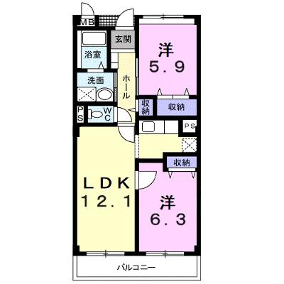 サンリッツ高宮Ｂ 303【管理NO：1-012347901-03030】 ★家具家電は申し込み後に搬入します★の外観画像