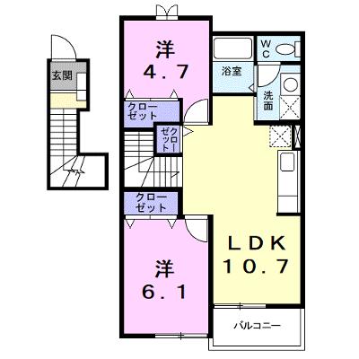 エクセルグリーン 202【管理NO：1-011066001-02020】 ★家具家電は申し込み後に搬入します★の外観画像