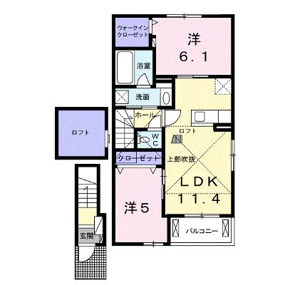 ル・リアンⅡ　Ｅａｓｔ 202【管理NO：1-020322402-02020】 ★家具家電は申し込み後に搬入します★の外観画像