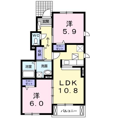 アリエッタ 101【管理NO：1-016661801-01010】 ★家具家電は申し込み後に搬入しますの外観画像