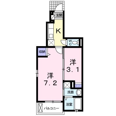 グラース 103【管理NO：1-017219401-01030】 ★家具家電は申し込み後に搬入しますの外観画像