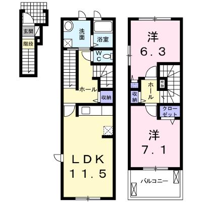 エクセレント　ヴィレッジ 207【管理NO：1-016594101-02060】の外観画像