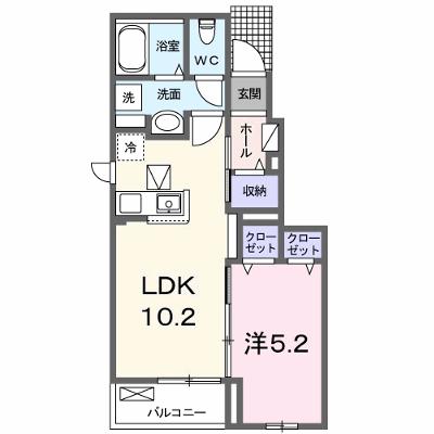 セレニテ　Ｒ 102【管理NO：1-027900101-01020】 ★家具家電は申し込み後に搬入しますの外観画像