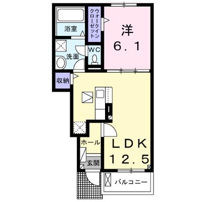 ウィステリア　Ｃ．Ｄ．Ｓ 102【管理NO：1-027879701-01020】 ★家具家電は申し込み後に搬入します★の外観画像