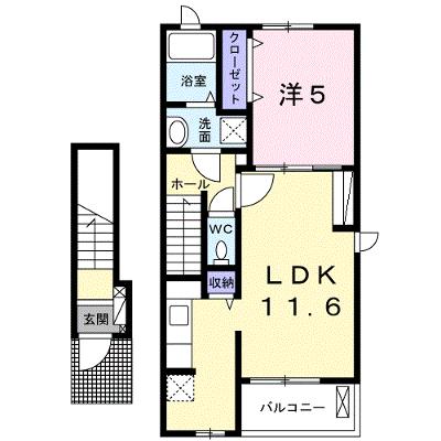 アドラブール 205【管理NO：1-027331301-02040】 ★家具家電は申し込み後に搬入しますの外観画像