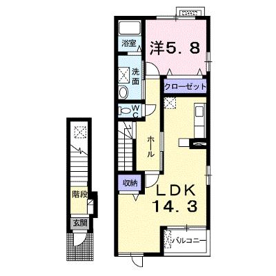 パークス古見 202【管理NO：1-014949201-02020】 ★家具家電は申し込み後に搬入します★ ★2026年08月上旬入居可能★の外観画像